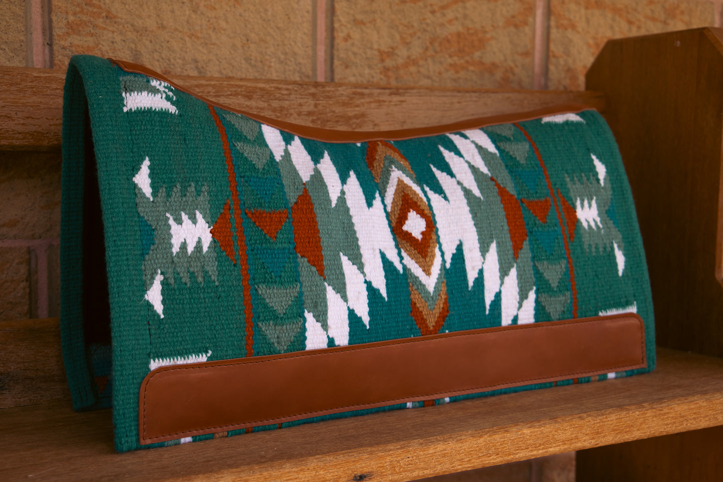 Handwoven blanket covered felt saddle pads - 18/19mm AND close contact 11/12mm