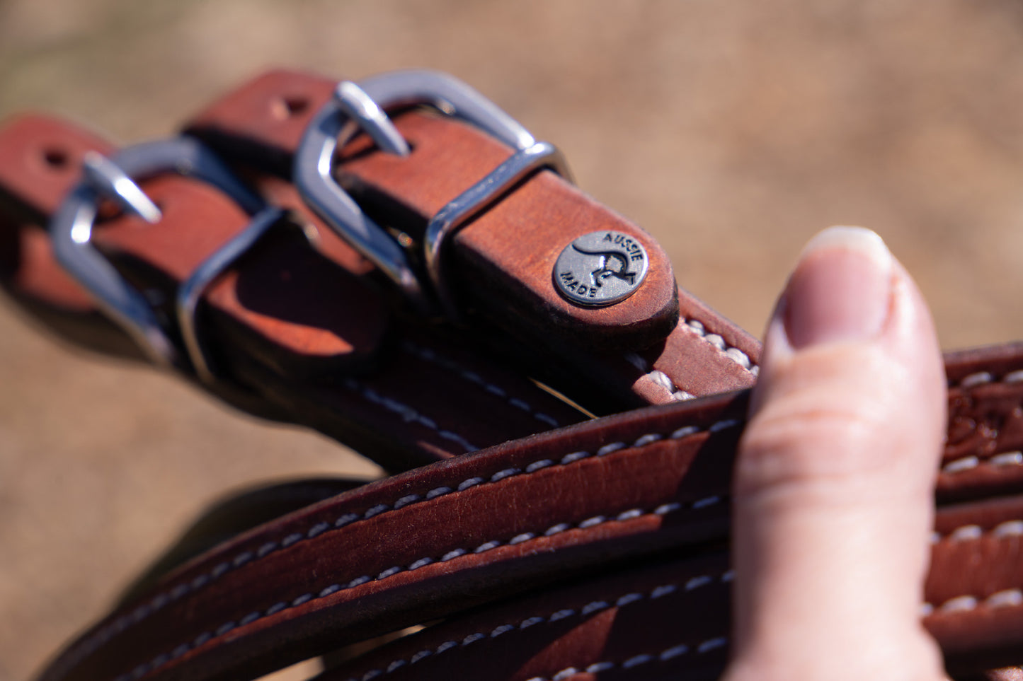 MBH Hermann Oak & Latigo Leather Reins
