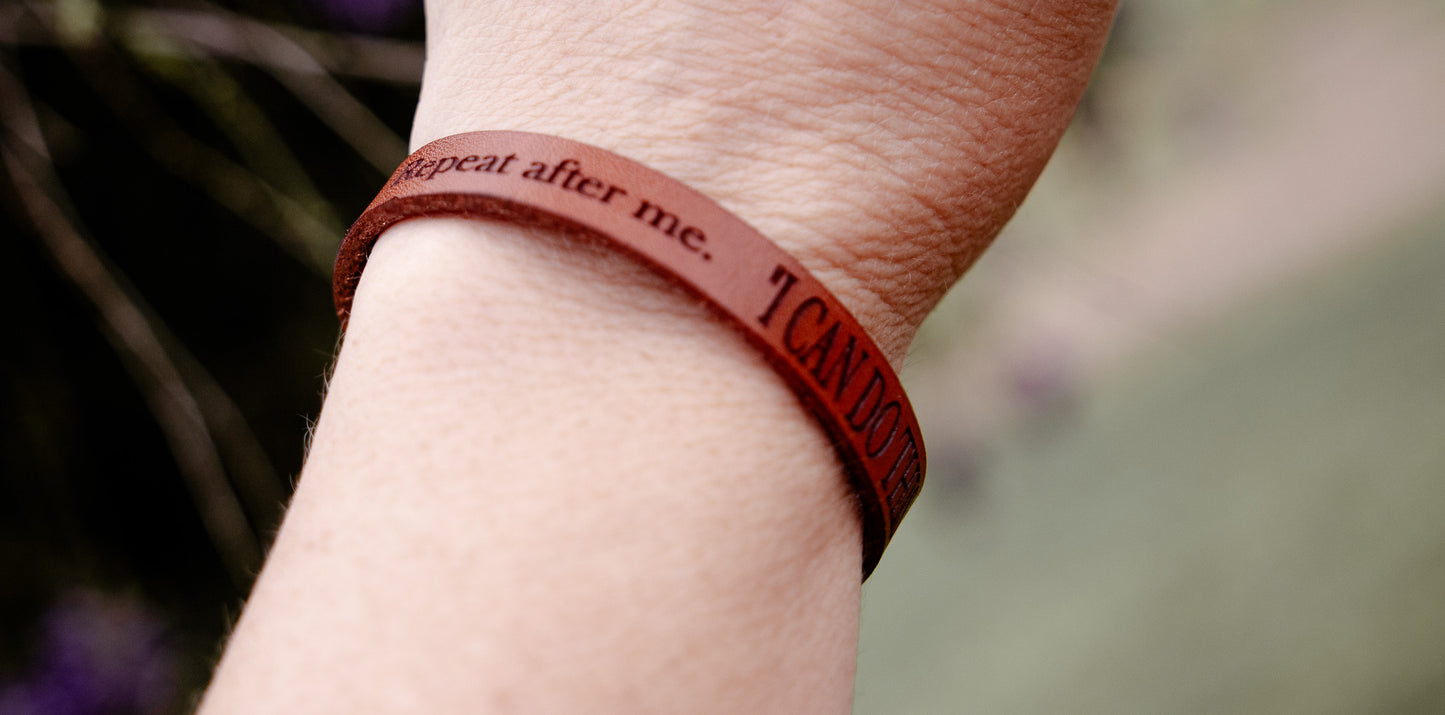 Leather bracelet