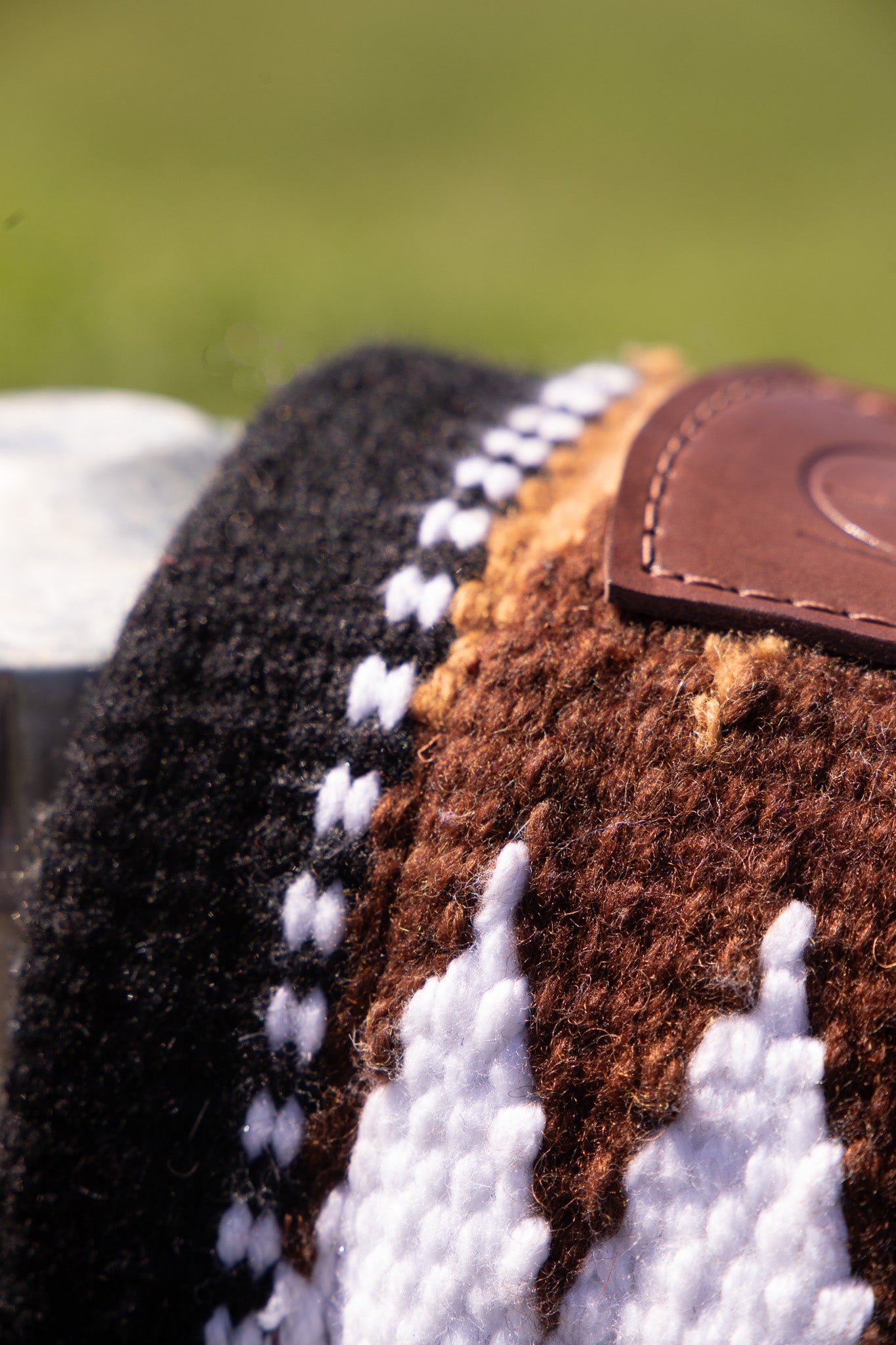Handwoven blanket felt lined saddle pads, small wears - 18/19mm AND close contact 11/12mm