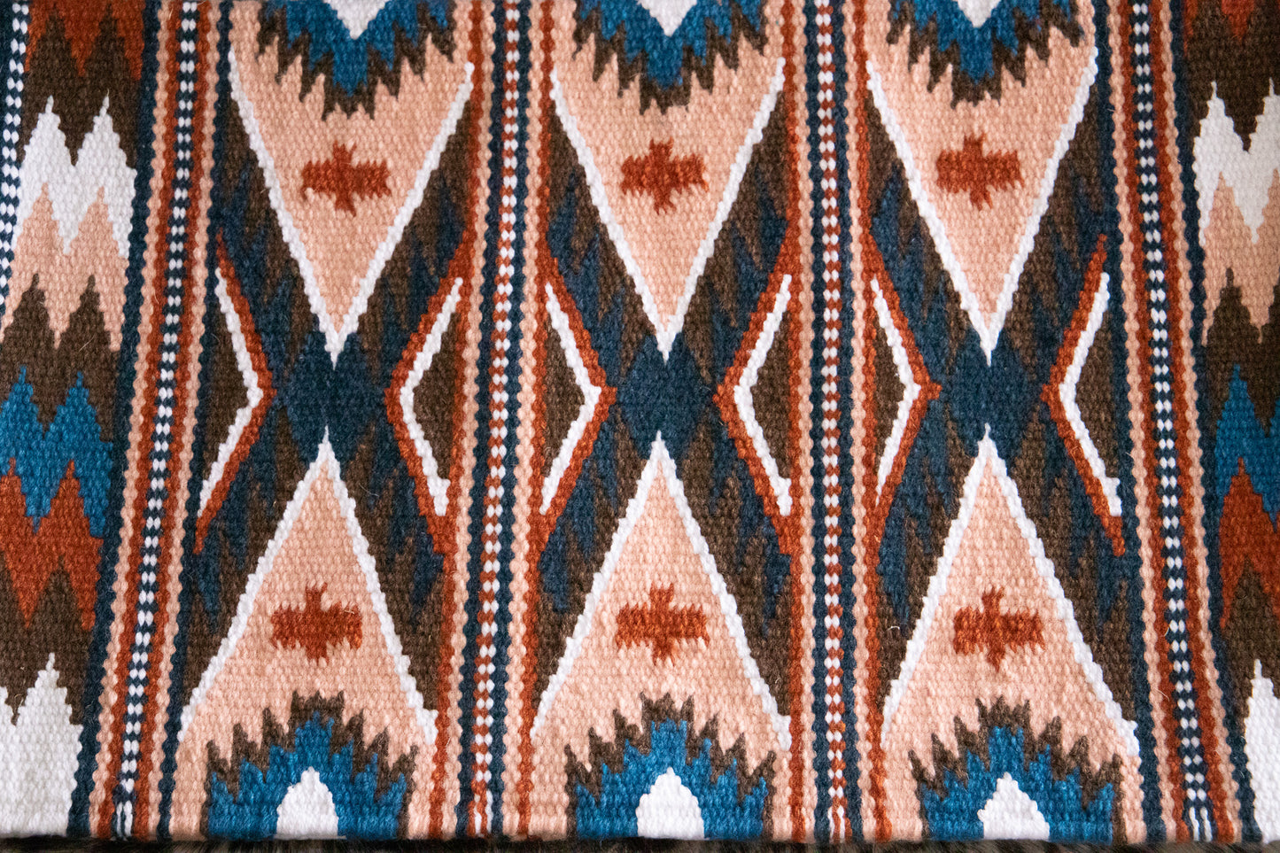 Handwoven blanket felt lined saddle pads, small wears - 18/19mm AND close contact 11/12mm