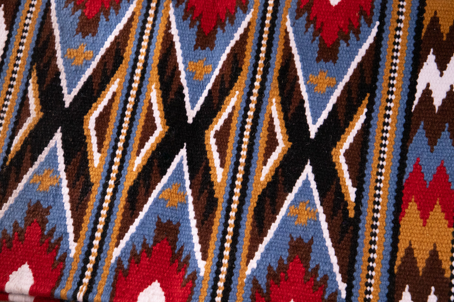 Handwoven blanket felt lined saddle pads with small wears - 18/19mm AND close contact 11/12mm