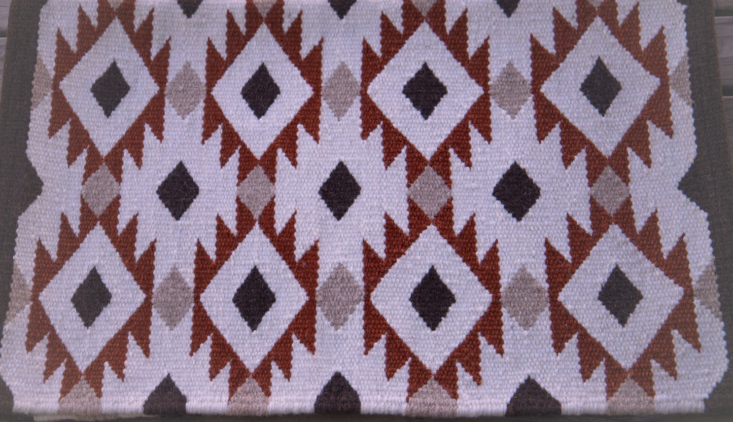 More! Handwoven blanket felt lined saddle pads, small wears - 18/19mm AND close contact 11/12mm