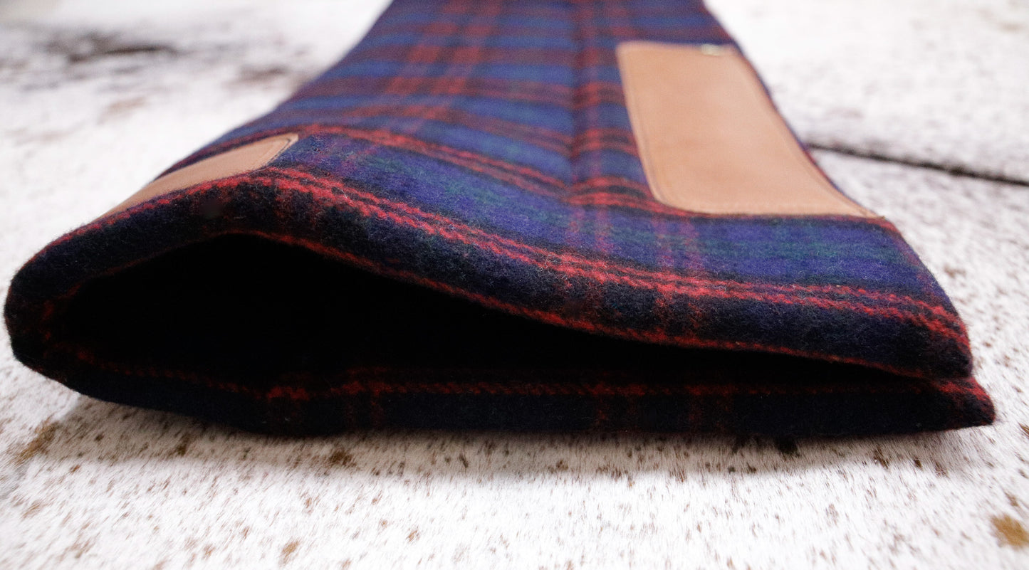 'THE CAMPDRAFTER CLOSE CONTACT' - Handmade kersey saddle pad in your choice of colour - 12mm thick approx