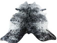 Hair on hide trim only version - 100% natural, wool felt - 13mm or 17mm felt - choice of hides and felt colour