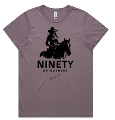 Ninety or nothing faded tee - 2 colours!