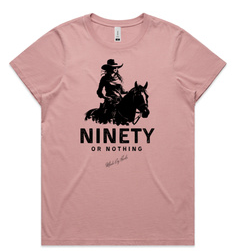 Ninety or nothing faded tee - 2 colours!