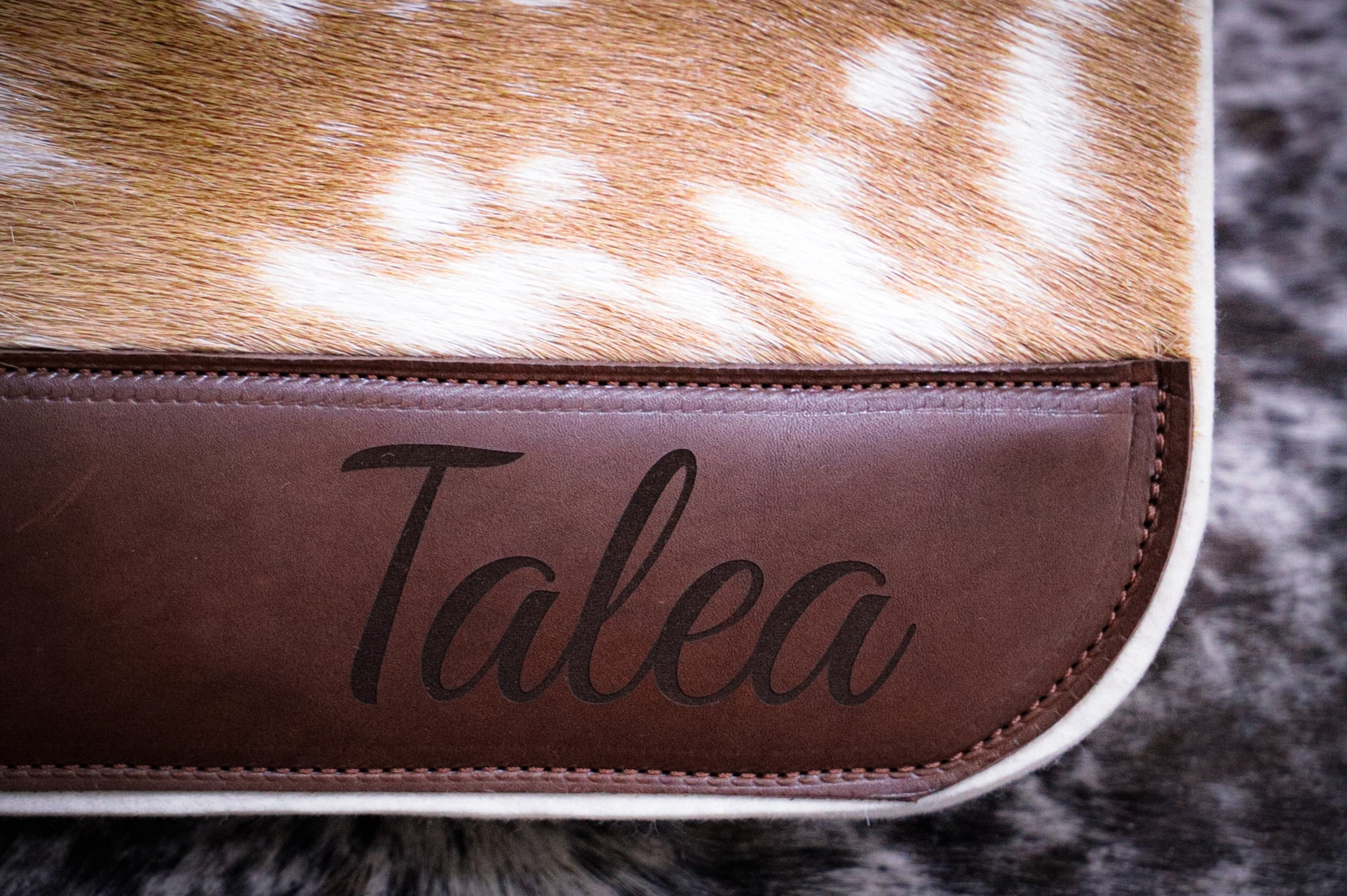 Exotic Hide Pre-Order Saddle pads