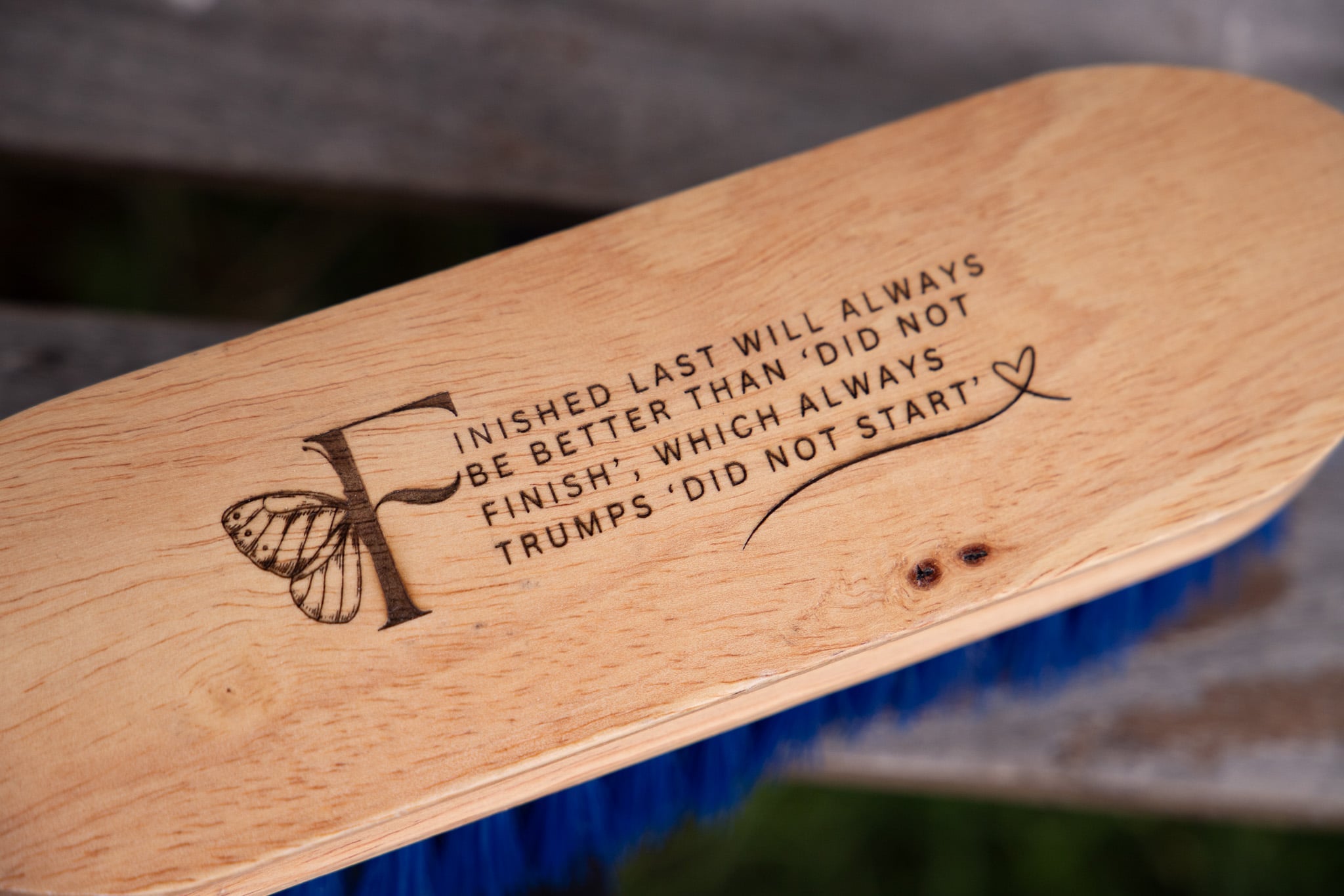 HORSE BRUSH - Finished first will always be better ...