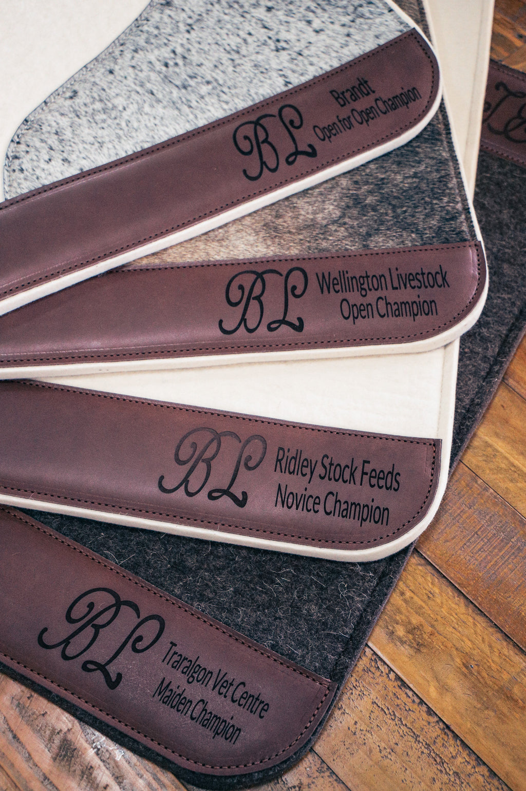 Hair on hide 28 x 28 clover spine