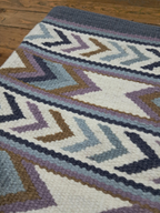 Handwoven NZ wool blanket felt lined pad