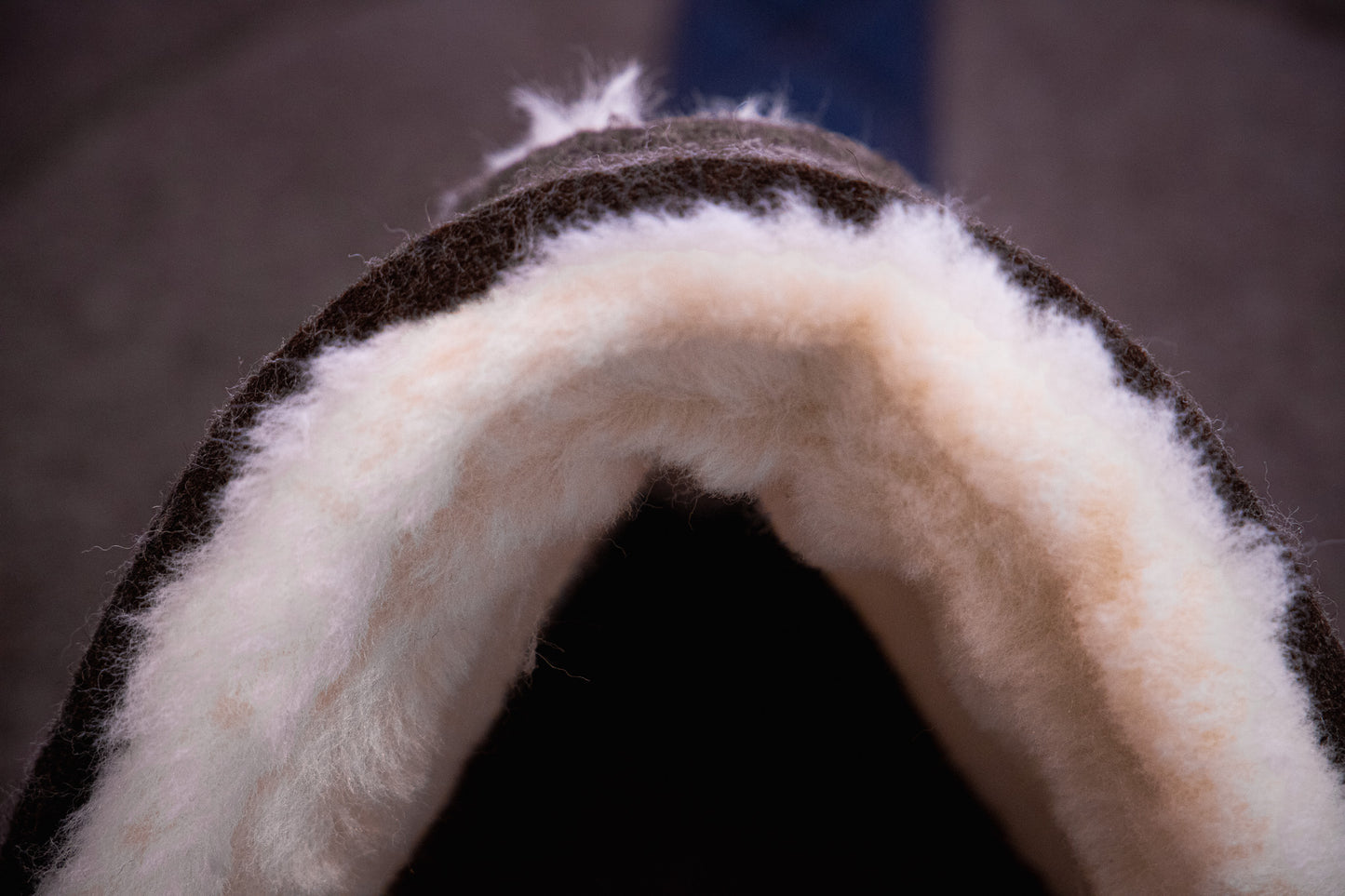 The 'Cut Out' wool felt pad with fleece underlay