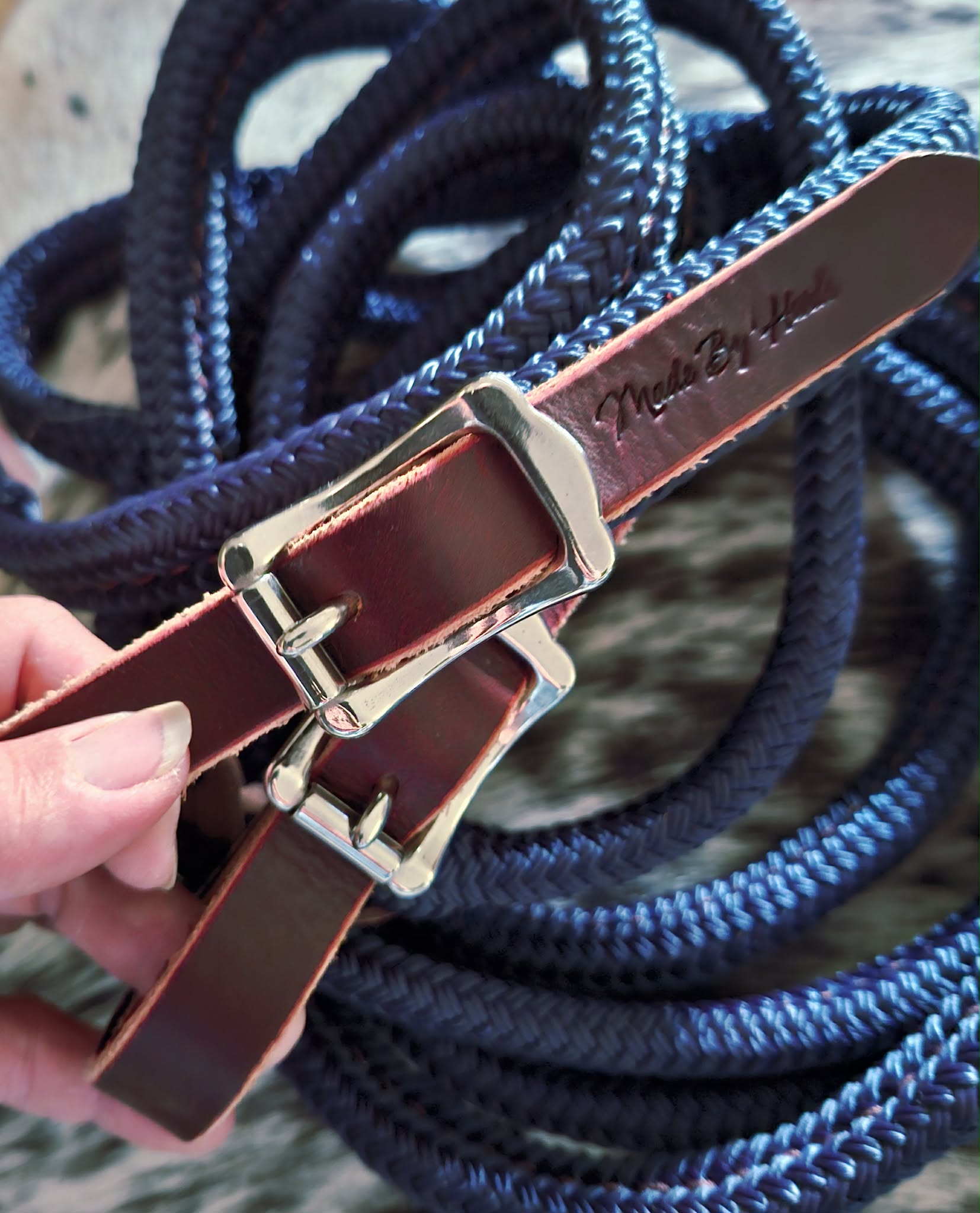 Flat sewn reins - READY MADE