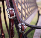 Hair on hide inlay with quick change ends