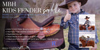 Kids 3/4 scale 11 inch Fender saddle deposit
