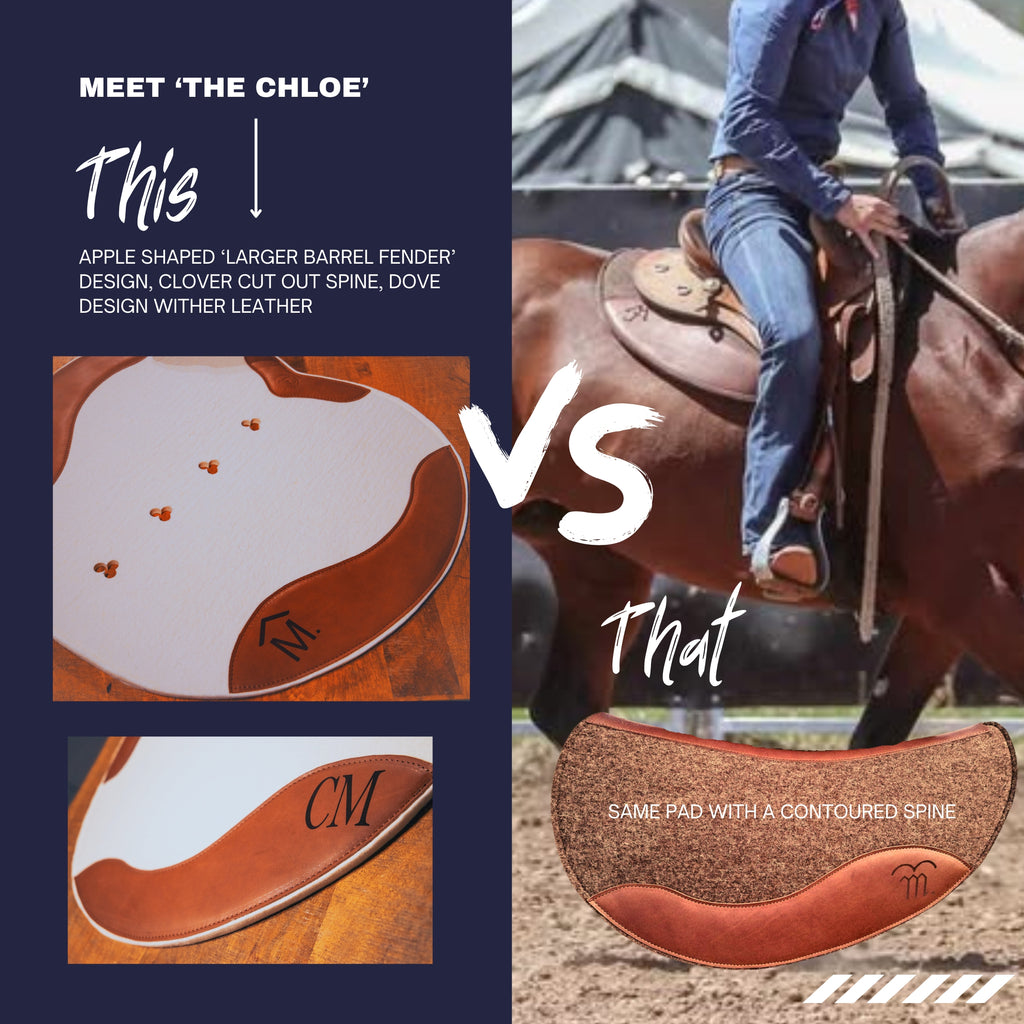 Apple shape fender pad