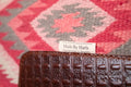 Minimalist blanket pad - Pinks with croc embossed leather