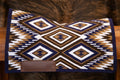 THICK Minimalist blanket pad - Indigo blue/tan/brown/white