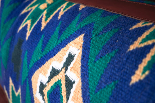 Blanket pad - leather contoured spine