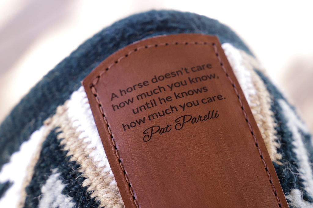 NZ Wool blanket pad - "Parelli" quote