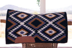 The Minimalist Handwoven NZ wool, felt lined blanket pad - Dusk 29.5 inch spine