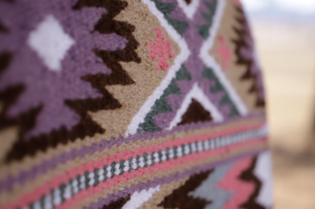 The Minimalist - NZ wool blanket pad - Pastel fields