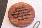 Set of 4 Custom engraved coasters