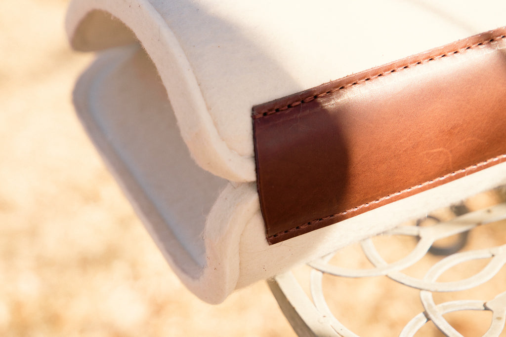 The Work Series wool felt contoured pads - square or fender shape