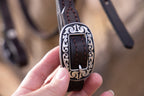 Ready Made - Floral quick change leather bridle