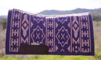 Ready made blanket pads - VARIOUS COLOURS - NZ Wool blanket pads with contoured leather spine