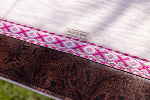 13mm western floral and pink