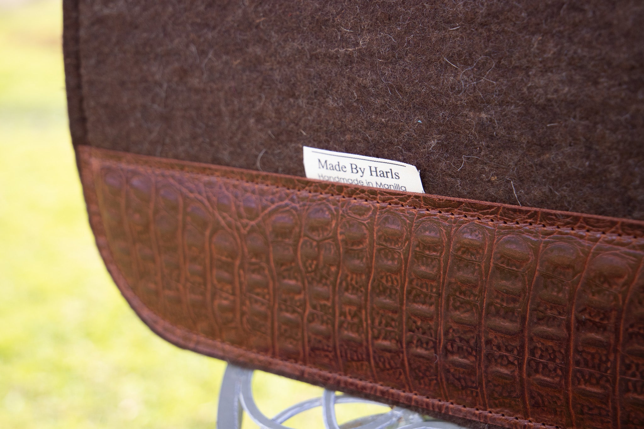 Croc embossed choc cut out pad