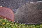 HAIR ON HIDE CUTOUT PAD - GREY - 13MM