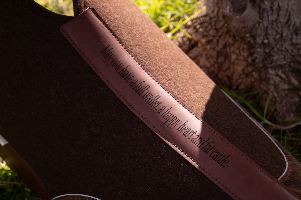 HAIR ON HIDE CUTOUT PAD - BRINDLE - 13MM