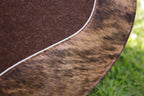 HAIR ON HIDE CUTOUT PAD - BRINDLE - 13MM
