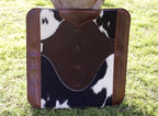 BLACK AND WHITE CLOVER SPINE HIDE PAD - 28X28 - 13MM