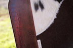 BLACK AND WHITE CLOVER SPINE HIDE PAD - 28X28 - 13MM