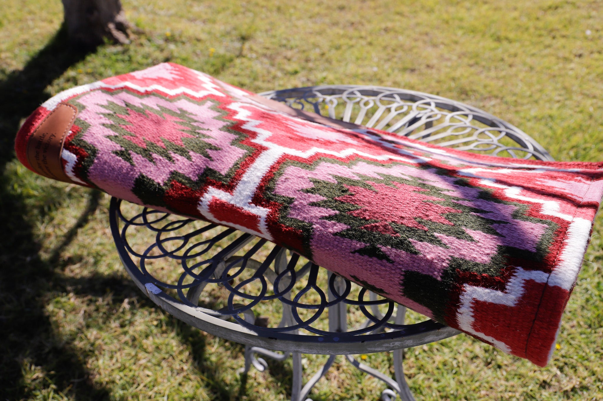 Minimalist blanket pads - Pink rust
