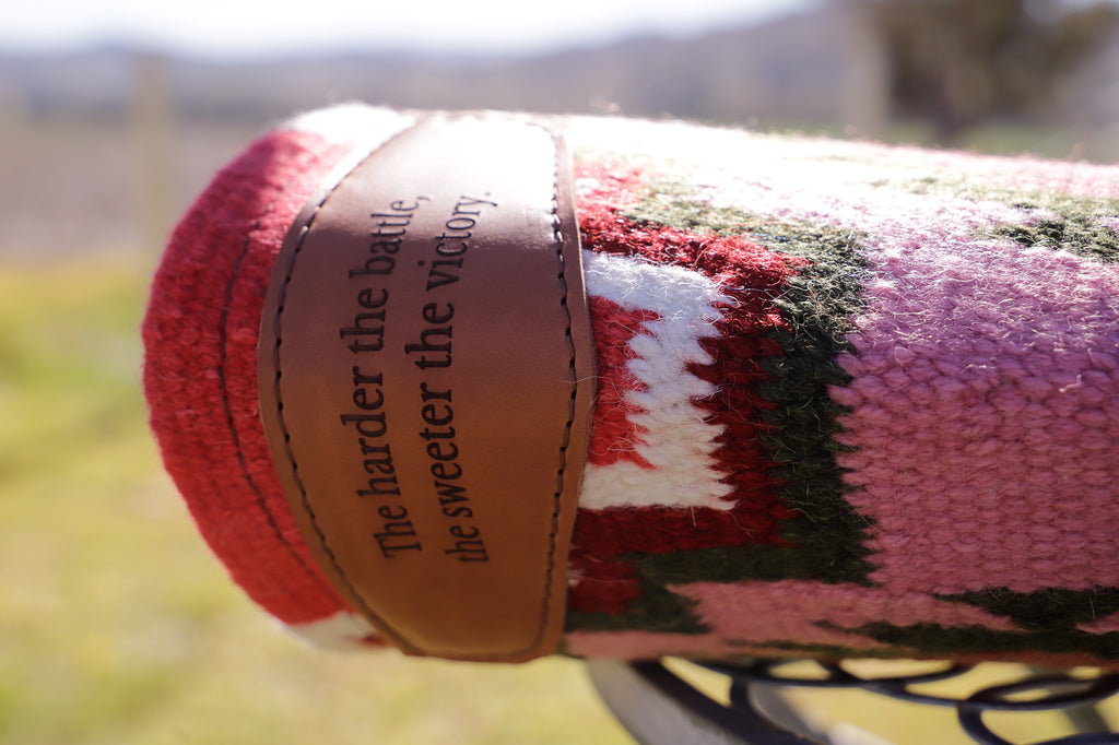 Minimalist blanket pads - Pink rust