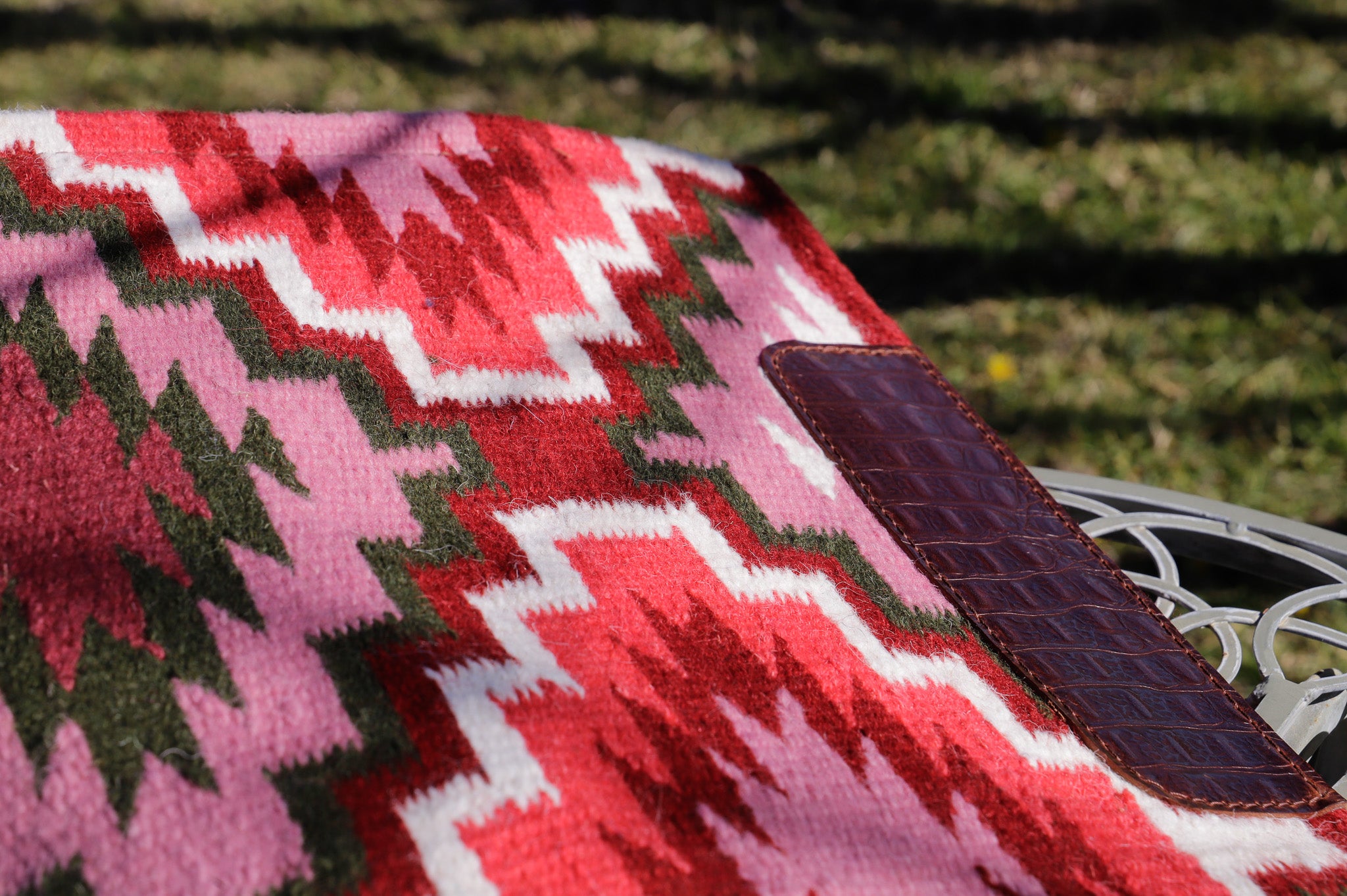 Minimalist blanket pads - Pink rust
