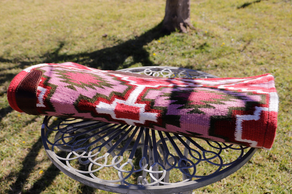 Minimalist blanket pads - Pink rust