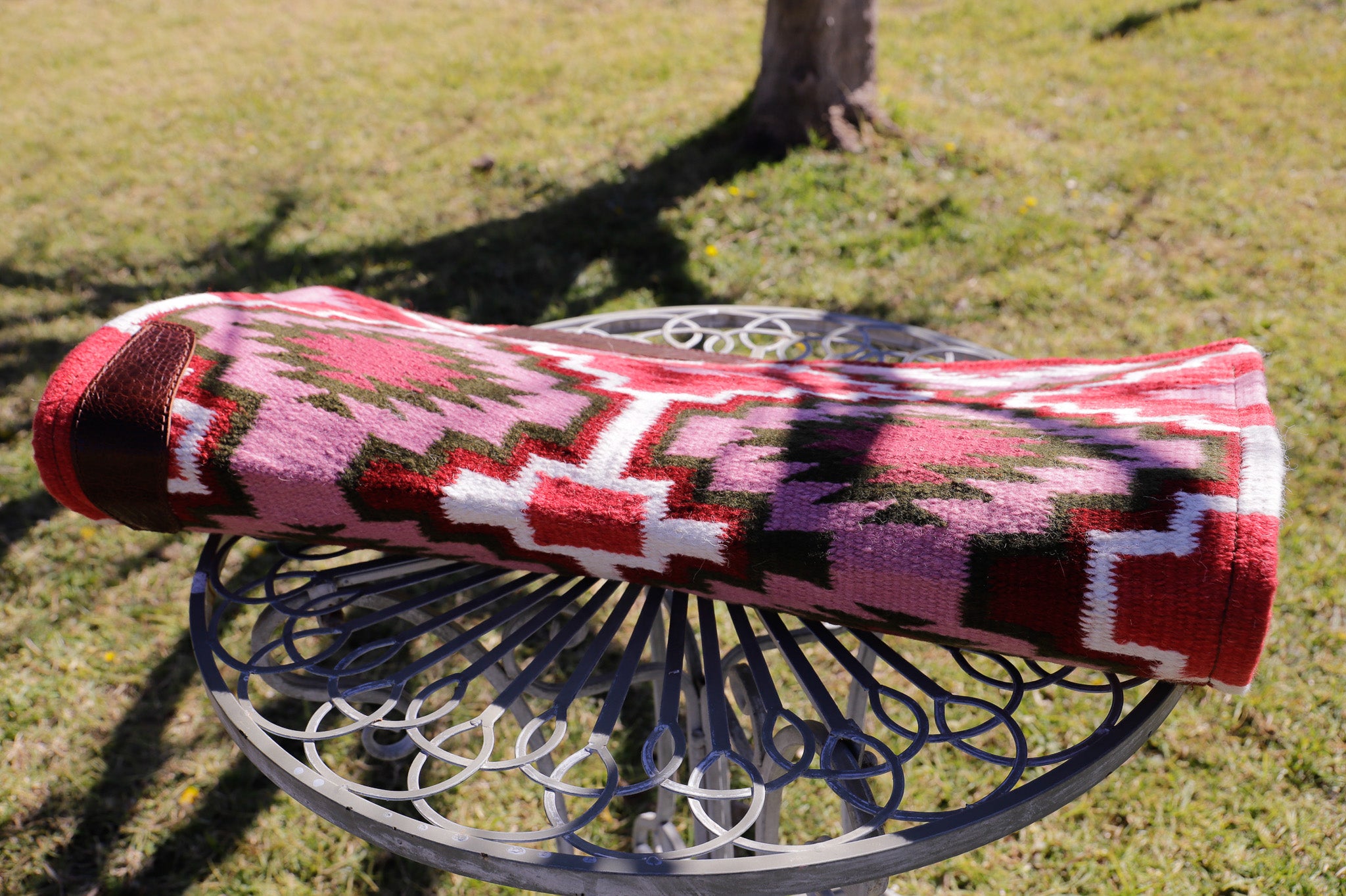 Minimalist blanket pads - Pink rust