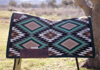 Minimalist in Forrest - Deep green, light green, palomino, black, brown, wheat