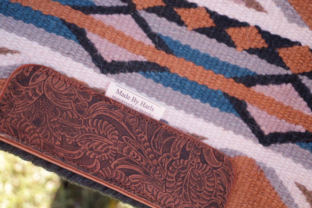 Minimalist in Desert rose - Mountain blue, grey, light tan, teal, soft rose