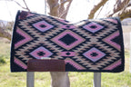 Minimalist in Navy, pink, mauve & wheat