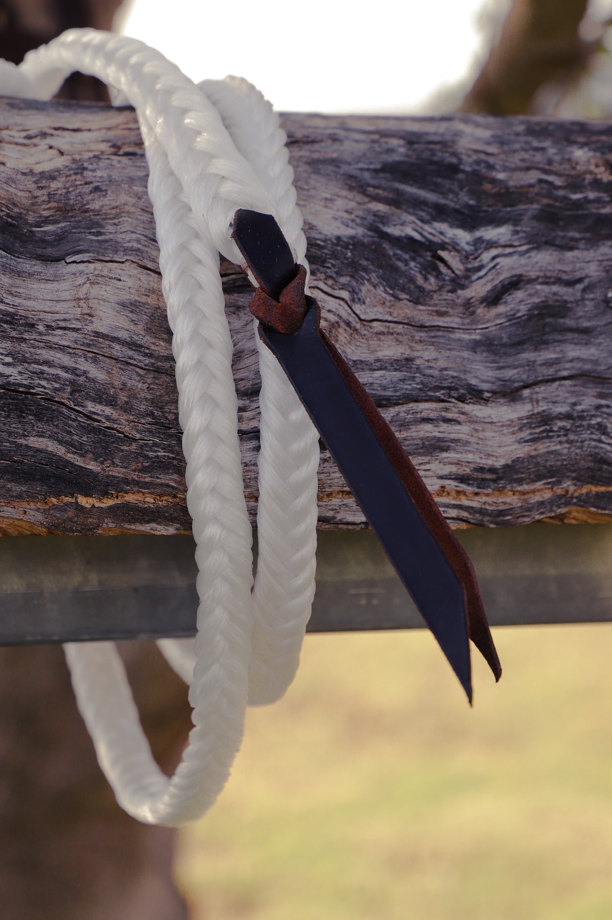 6 strand plaited rope reins