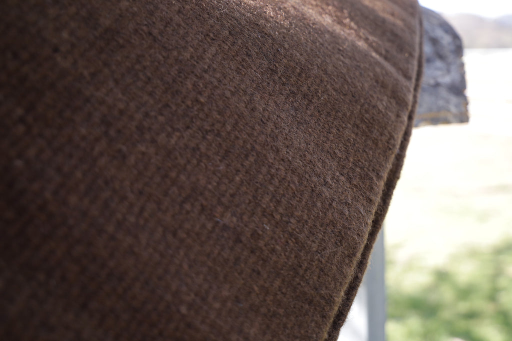 Classic series block colour blanket pad - Available in mountain blue, cowboy brown and black