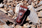 Handmade pocket knife pouch - with or without engraving