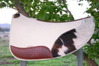 Cream wool felt, 12.7/13mm TRI COLOUR hide