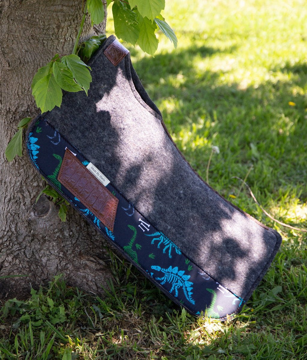 'Prehistoric' 24 inch contoured spine kids pad - 12.7/13mm thick